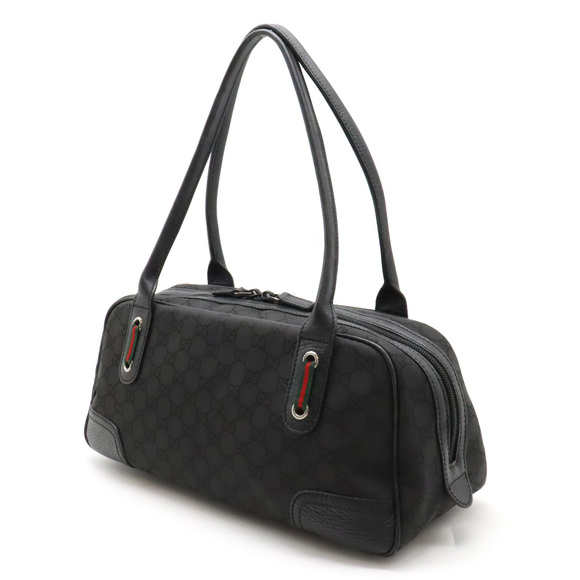 Gucci Gucci Nylon/Leather GG Shoulder Bag 293594 Canvas Shoulder Bag 293594 - Picture 2 of 8